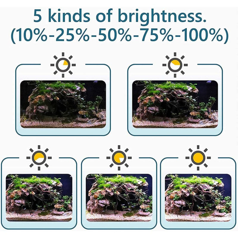 Hygger Planted 24/7 Aquarium Clip-on LED Light