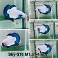 Live Male Betta Blue rim marble Plakat (Sky-318) High quality What you see What you get!!