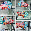 Live Male Betta Candy metallic mixed colors Plakat (Sky-430)High quality what you see what you get!!