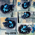 Live Male Betta Blue Black Galaxy Avatar Halfmoon (Sky-597) High quality what you see what you get!!