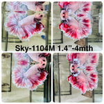 Live Male Betta Fancy Pink Sweet Halfmoon Rosetail (Sky-1104)S339 High quality what you see what you get!!