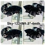 Live Male Betta Black Copper Galaxy Stardust Plakat (Sky-1224) High quality What you see What you get!!