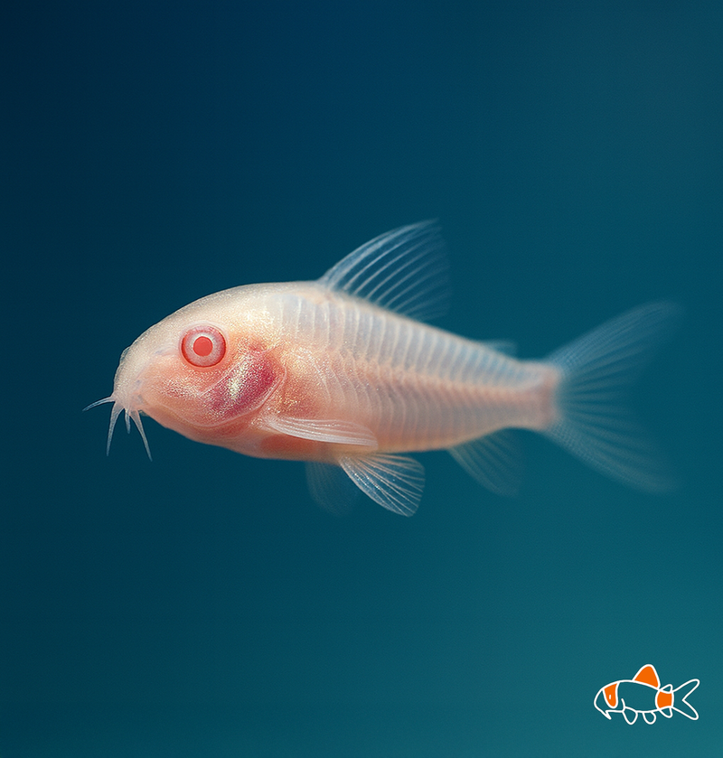 Albino Pygmy Corydoras (Corydoras pygmaeus)