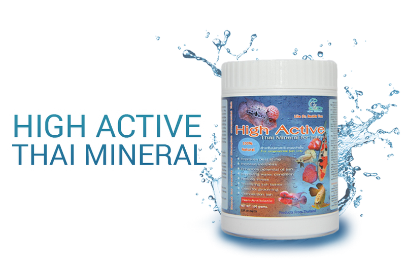 CZ AQUA High Active Thai Mineral for Fishes 100 grams